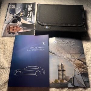 BMW Black Case with Manuals